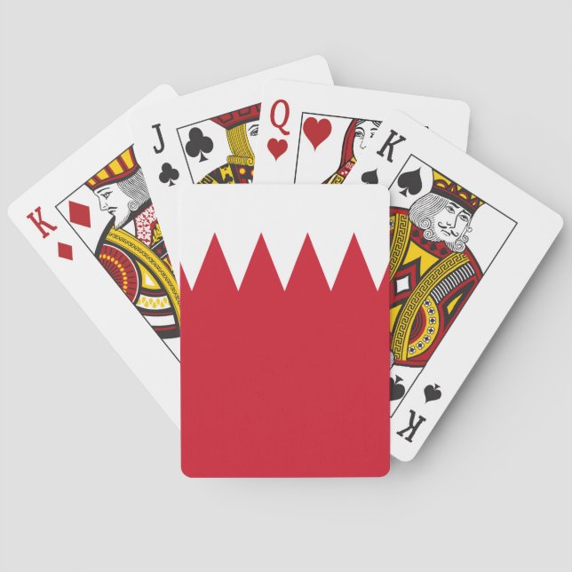 Bahrain Flag Playing Cards (Back)