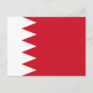 Bahrain Flag Postcard