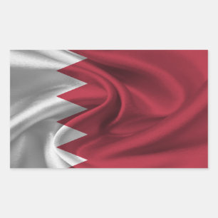Bahrain Flag Rectangular Sticker