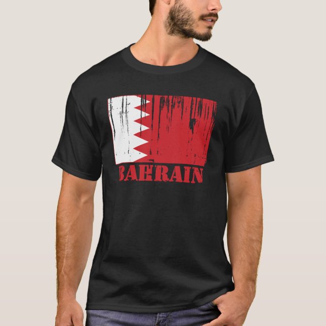 Bahrain Flag T-Shirt (Front)