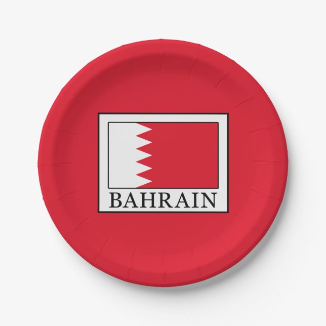 Bahrain Paper Plate (Front)