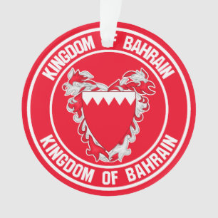 Bahrain Round Emblem Ornament