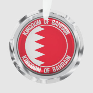 Bahrain Round Emblem Ornament