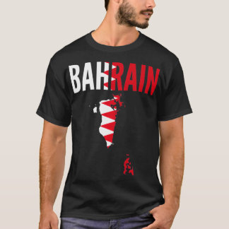 Bahraini Gift  Bahrain Country Map Flag Pullover 