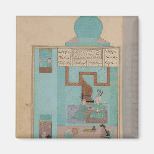 Bahram Visits a Princess in the Turquoise Magnet