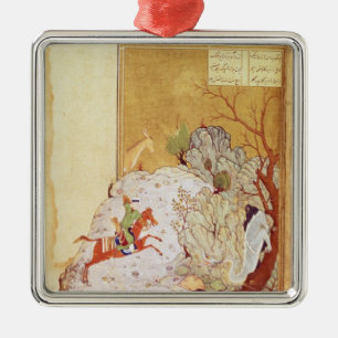 Bahrum Gur Slaying the Dragon Metal Tree Decoration