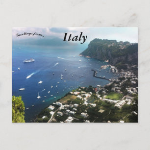 Baie de Capri Italy Postcard