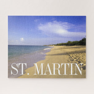 Baie Longue Long Bay Beach, St. Martin Jigsaw Puzzle
