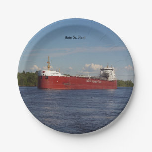 Baie St. Paul paper plate