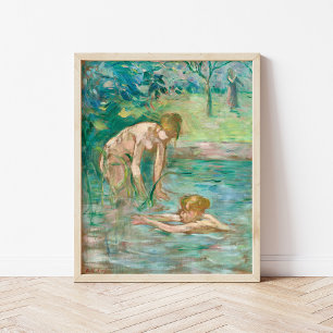 Baigneuses   Berthe Morisot Poster