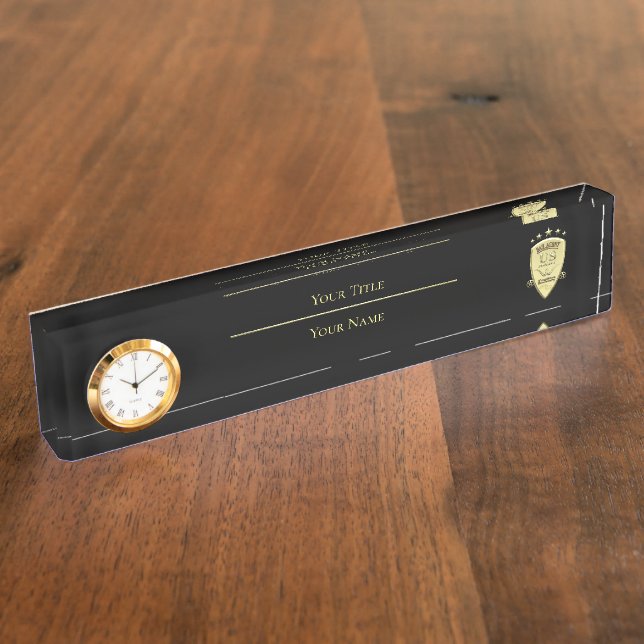 Bail Agent Nameplate (Side)