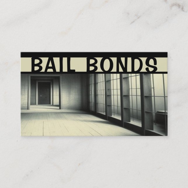 Bail Bonds Business Card (Front)