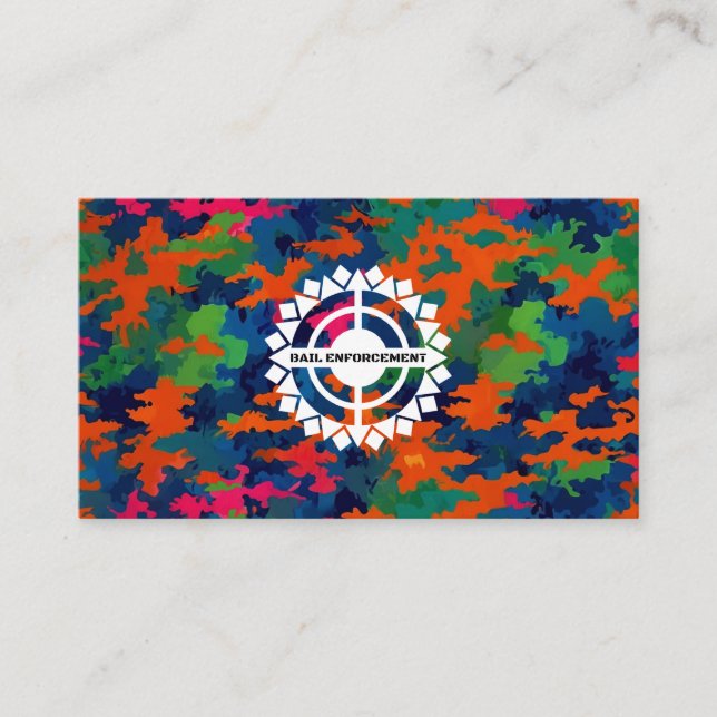 Bail Enforcement Fugitive Recovery Agent Neocamo  Business Card (Front)