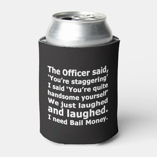 Bail Money Can Cooler (Can Front)