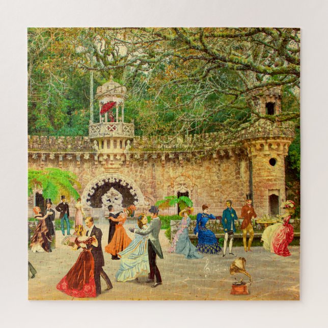 Bailando vals en la Quinta da Regaleira (Portugal) Jigsaw Puzzle (Vertical)