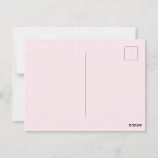 Bailarina con tutu rosa postcard