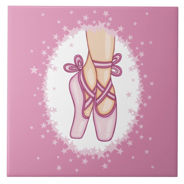 Bailarina Shoes Ceramic Tile (Front)