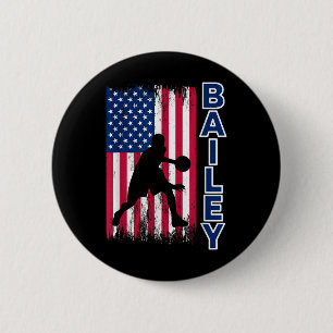 Bailey Basketball Inspire Amazing Fan _3 6 Cm Round Badge