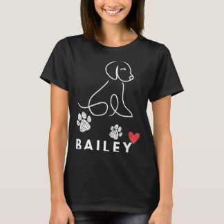 Bailey Dog Nasogovernment Agencyl Plgovernment T-Shirt
