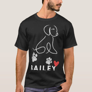 Bailey Dog Nasogovernment Agencyl Plgovernment T-Shirt