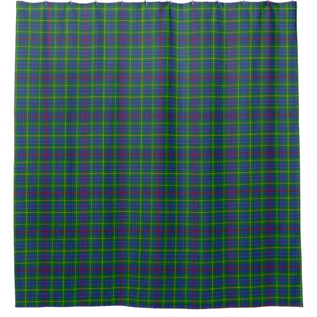 Bailey Tartan Shower Curtain (Front)