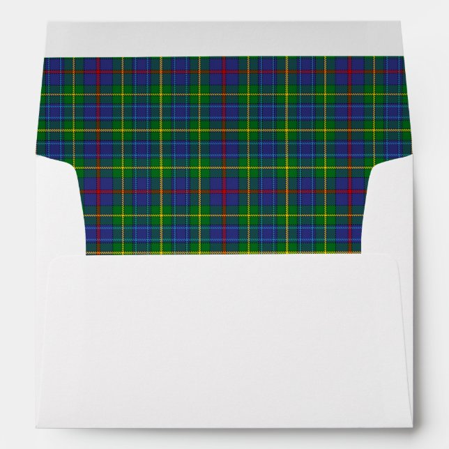 Bailey Tartan Wedding Envelopes (Back (Bottom))