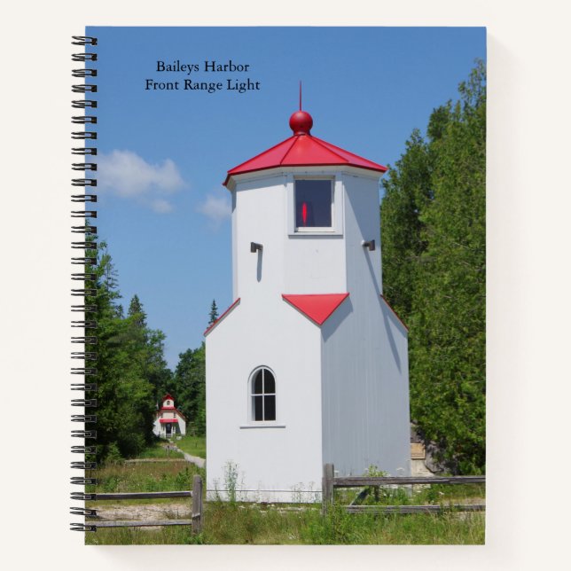 Baileys Harbor Range Lights notebook (Front)