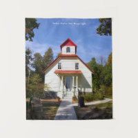Baileys Harbor Rear Range Light tapestry