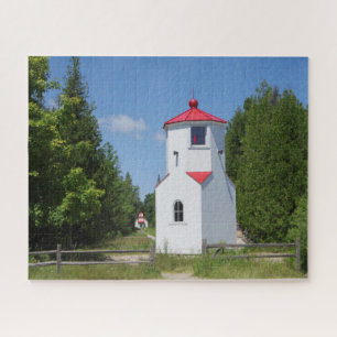 Baileys Harbour Range Lights Jigsaw Puzzle