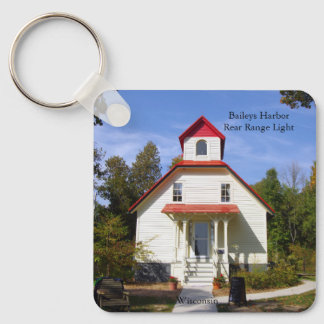 Baileys Harbour Rear Range Light key chain