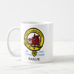 BAILLIE Scottish Clan Crest Mug
