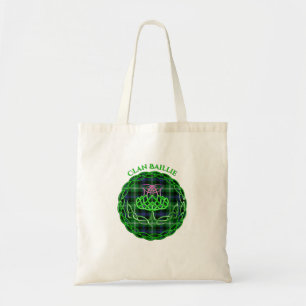 Baillie Scottish Tartan Celtic Thistle Tote Bag