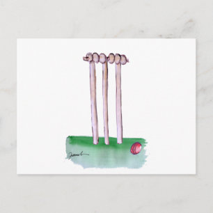 BAILS cricket, tony fernandes Postcard