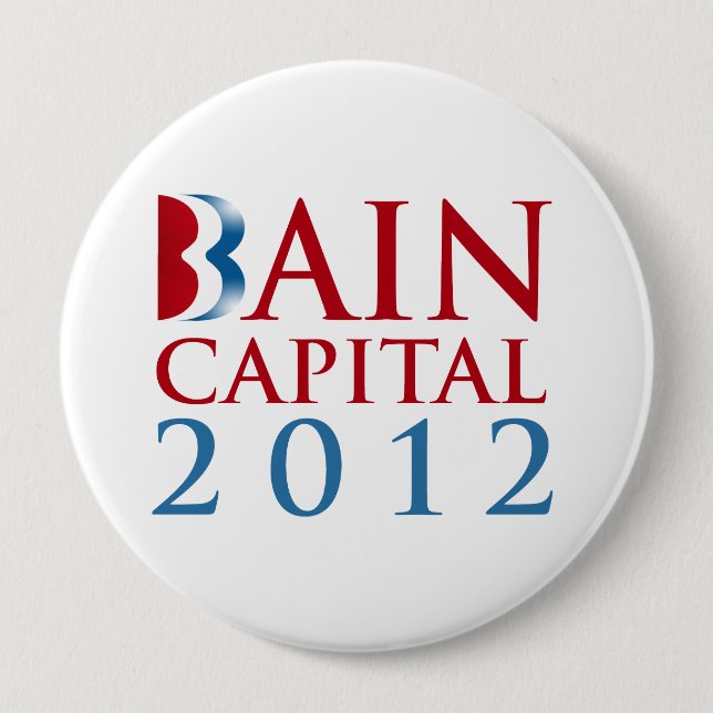 BAIN CAPITAL 2012 10 CM ROUND BADGE (Front)