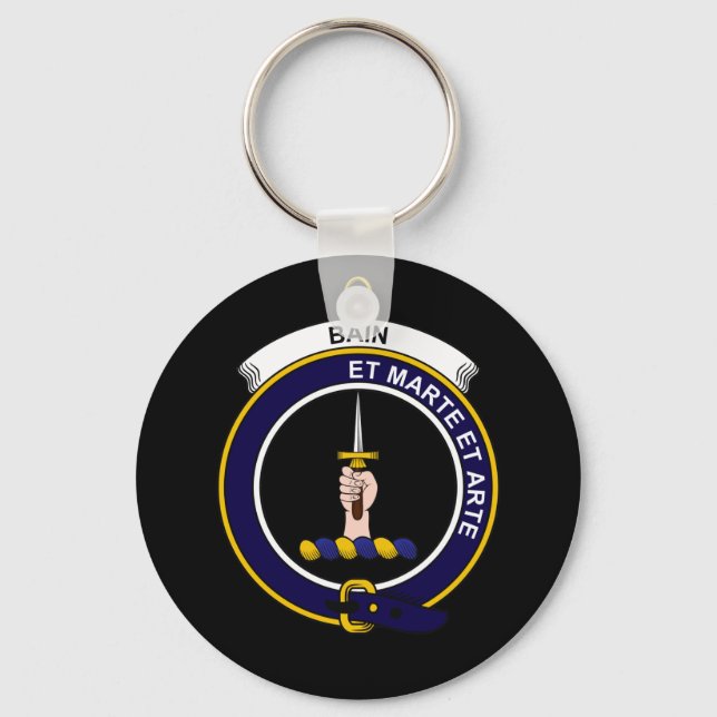 Bain - Clan Crest Key Ring (Front)