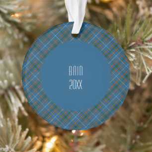Bain Clan Tartan Highland Design Ornament