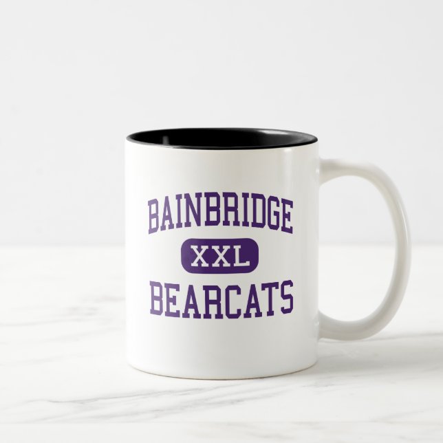 Bainbridge - Bearcats - High - Bainbridge Georgia Two-Tone Coffee Mug (Right)