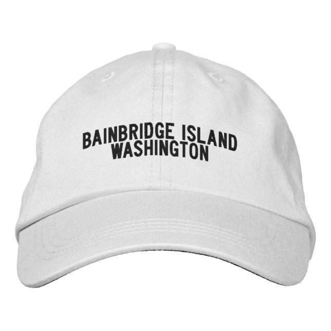 BAINBRIDGE ISLAND Washington Hat (Front)