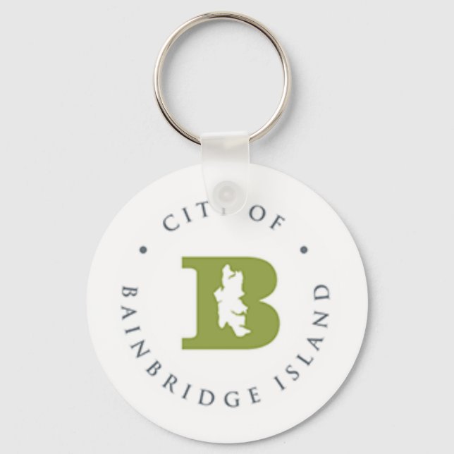 BAINBRIDGE ISLAND WASHINGTON KEY RING (Front)