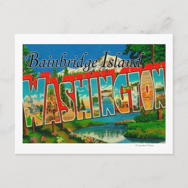 Bainbridge Island, Washington Postcard (Front)