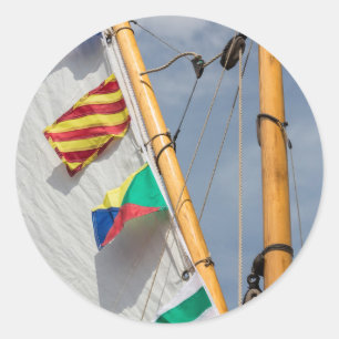 Bainbridge Island Wooden Boat Festival 3 Classic Round Sticker