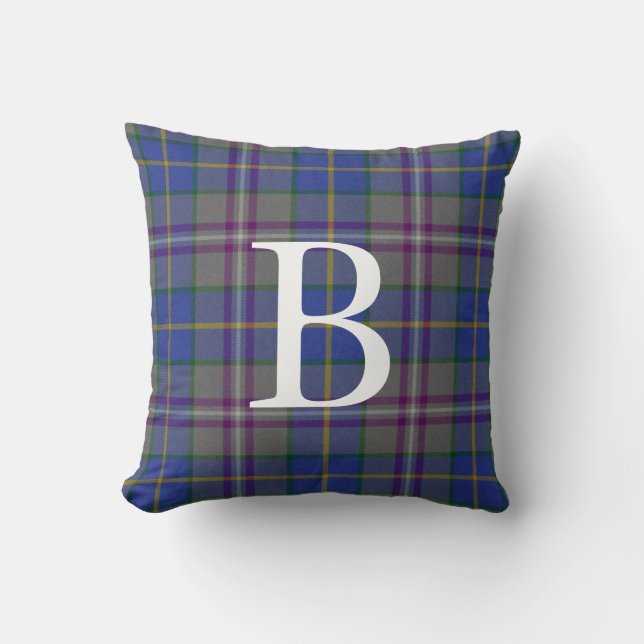 Baird Plaid Out Door Pillow (Front)