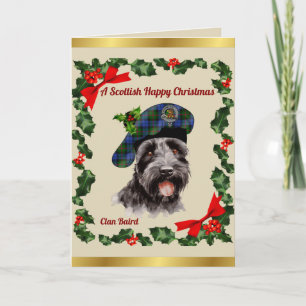 Baird Scottie Dog Personalised Xmas Card