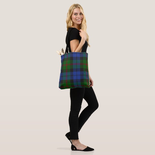 Baird Scottish Clan Tartan Plaid Pattern Tote Bag (On Model)