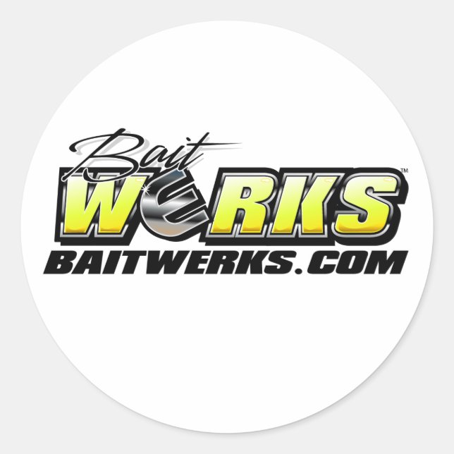 Bait Werks Logo stickers (Front)