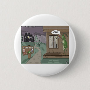 Baits Motel Funny Fishing Cartoon Gifts & Tees 6 Cm Round Badge