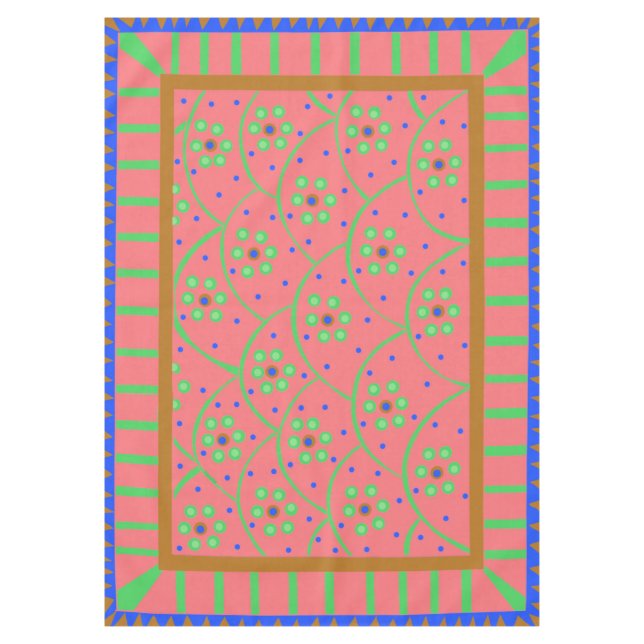 Baja Blooms Tablecloth (Front)