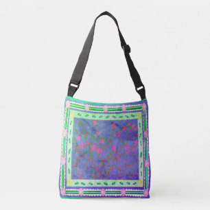 Baja Bougainvillea Vintage Crossbody Bag