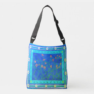 Baja Bougainvillea Vintage Crossbody Bag