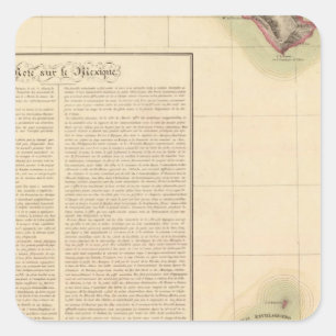 Baja California 63 Square Sticker